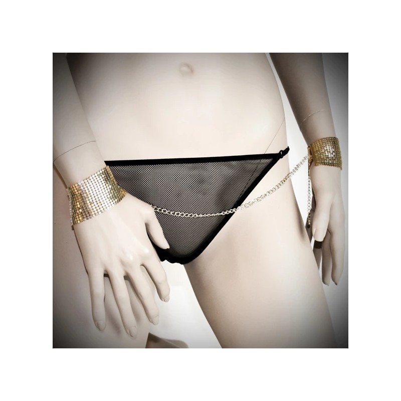 Kajdanki - Bijoux Indiscrets Desir Metallique Cuffs Gold